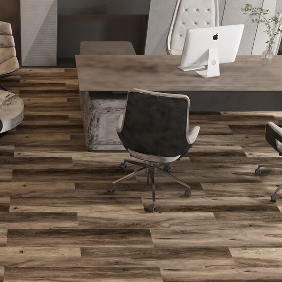 Kvartsvinylgolv SPC Triumf Oak / 5 mm / klass 33 / klick (~229 SEK/m²)